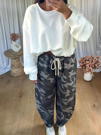 TOP BASILE MANCHES BLANC