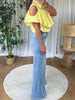 CHEMISE DENIM VOLANT
