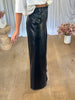 PANTALON LARGE SIMILI