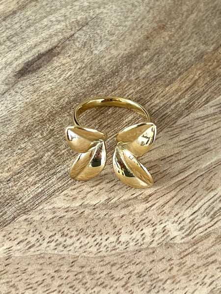 BAGUE FEUILLE