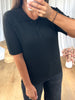 PULL POLO NOIR