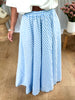 JUPE VICHY BLEU