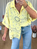 CHEMISE GAZE BANDANA JAUNE