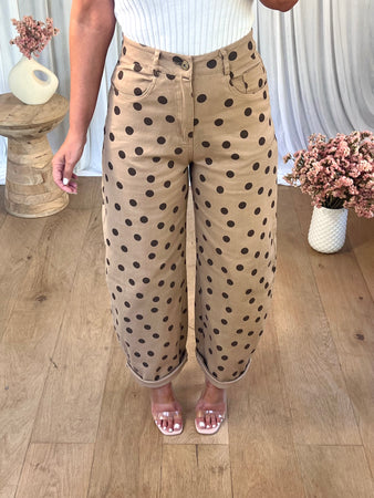 JEANS BALLON POIS