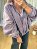 VESTE DENIM PRUNE