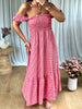 ROBE BRIGITTE ROUGE
