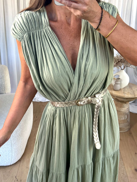 ROBE VALENTINA KAKI