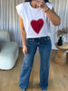 TOP ÉPAULETTES COEUR