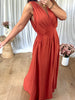 ROBE SOLANGE ROUILLE