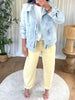 JEANS BARELL JAUNE