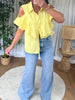 CHEMISE DENIM VOLANT