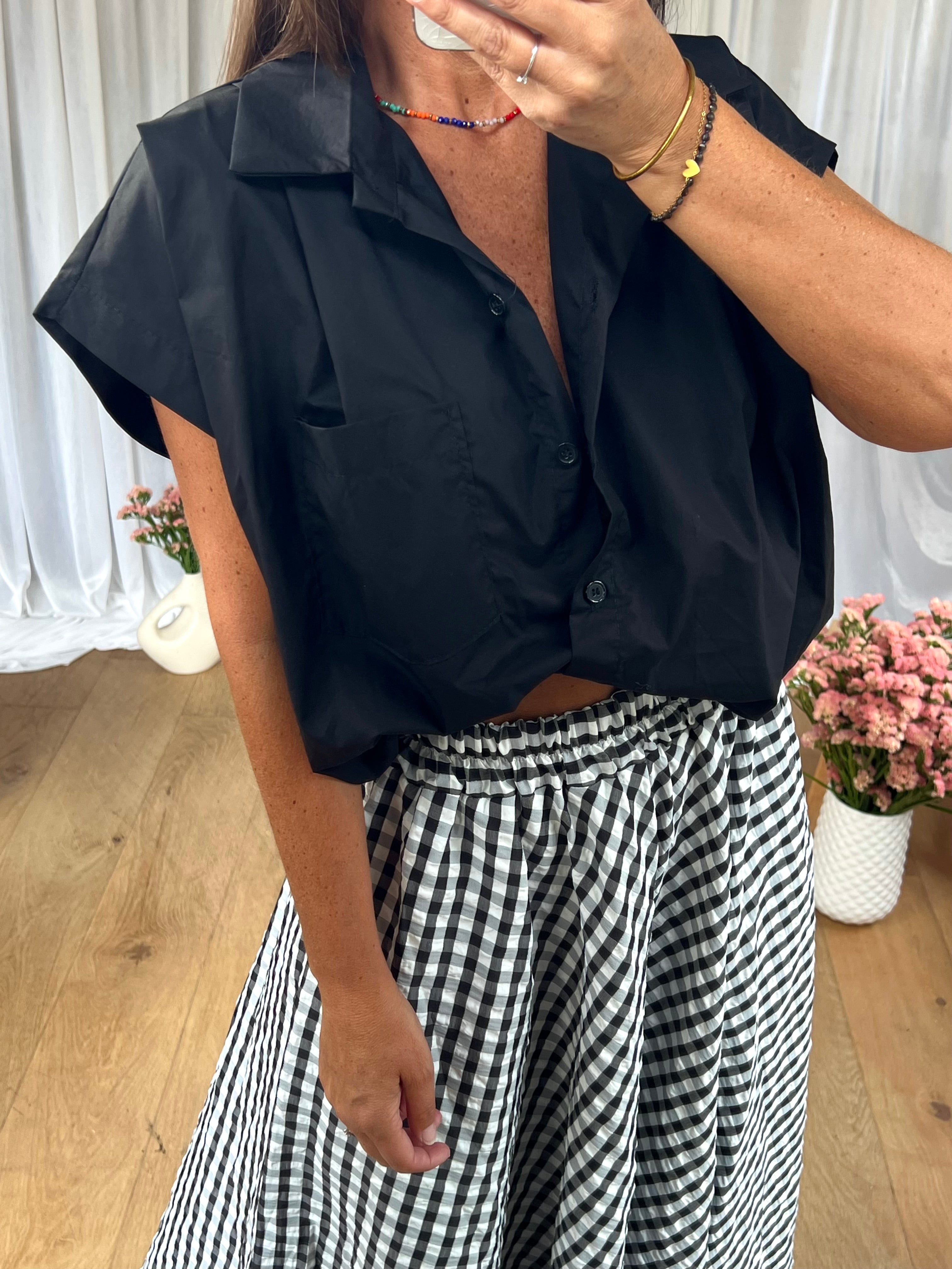 CHEMISE BASILE NOIR