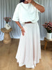 JUPE VICHY BEIGE