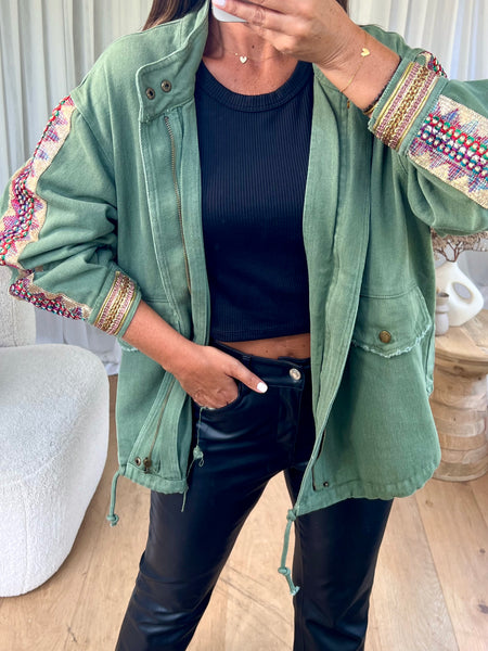 VESTE CYNTHIA KAKI