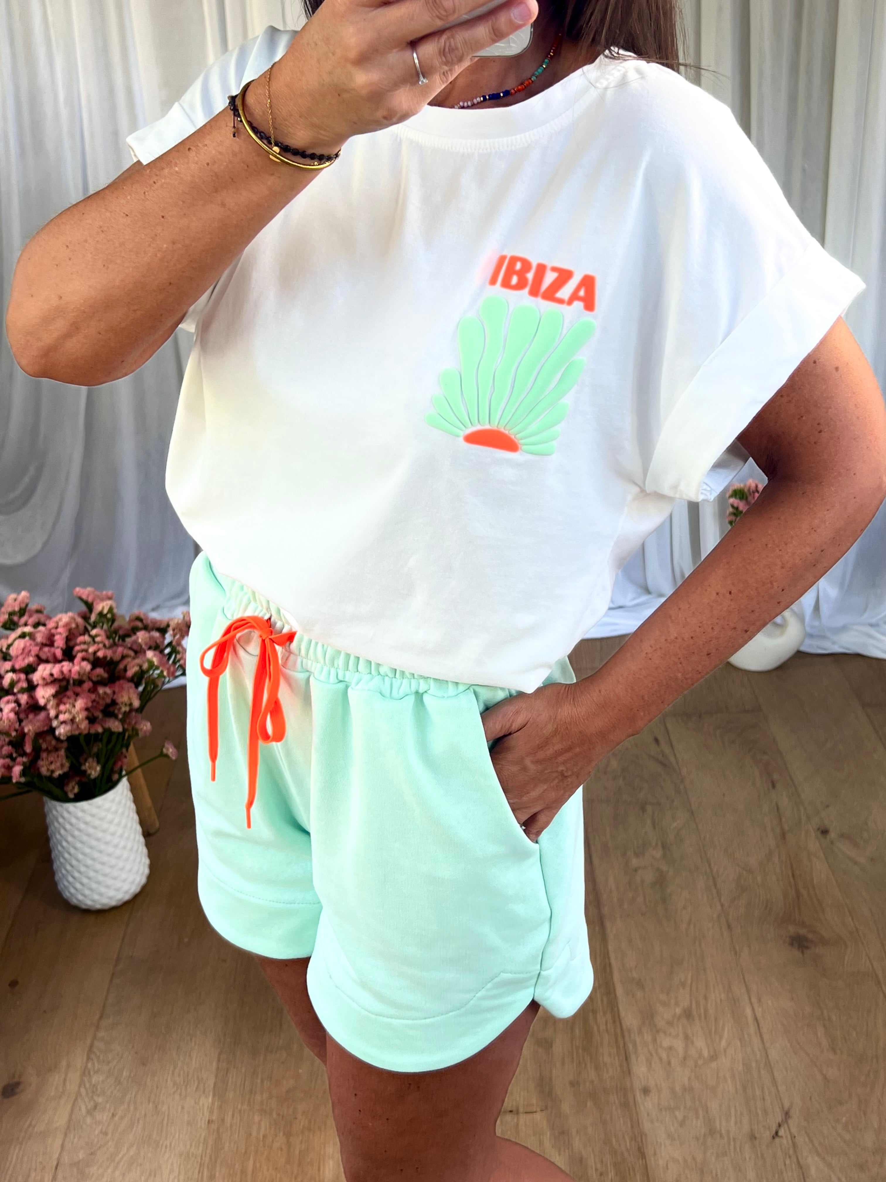 SHORT KELLY VERT D'EAU