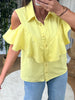 CHEMISE DENIM VOLANT