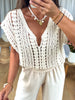 TOP CROCHET BEIGE