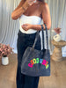 SAC CABAS DENIM GOOD VIBES