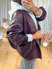 VESTE MILIE BORDEAU