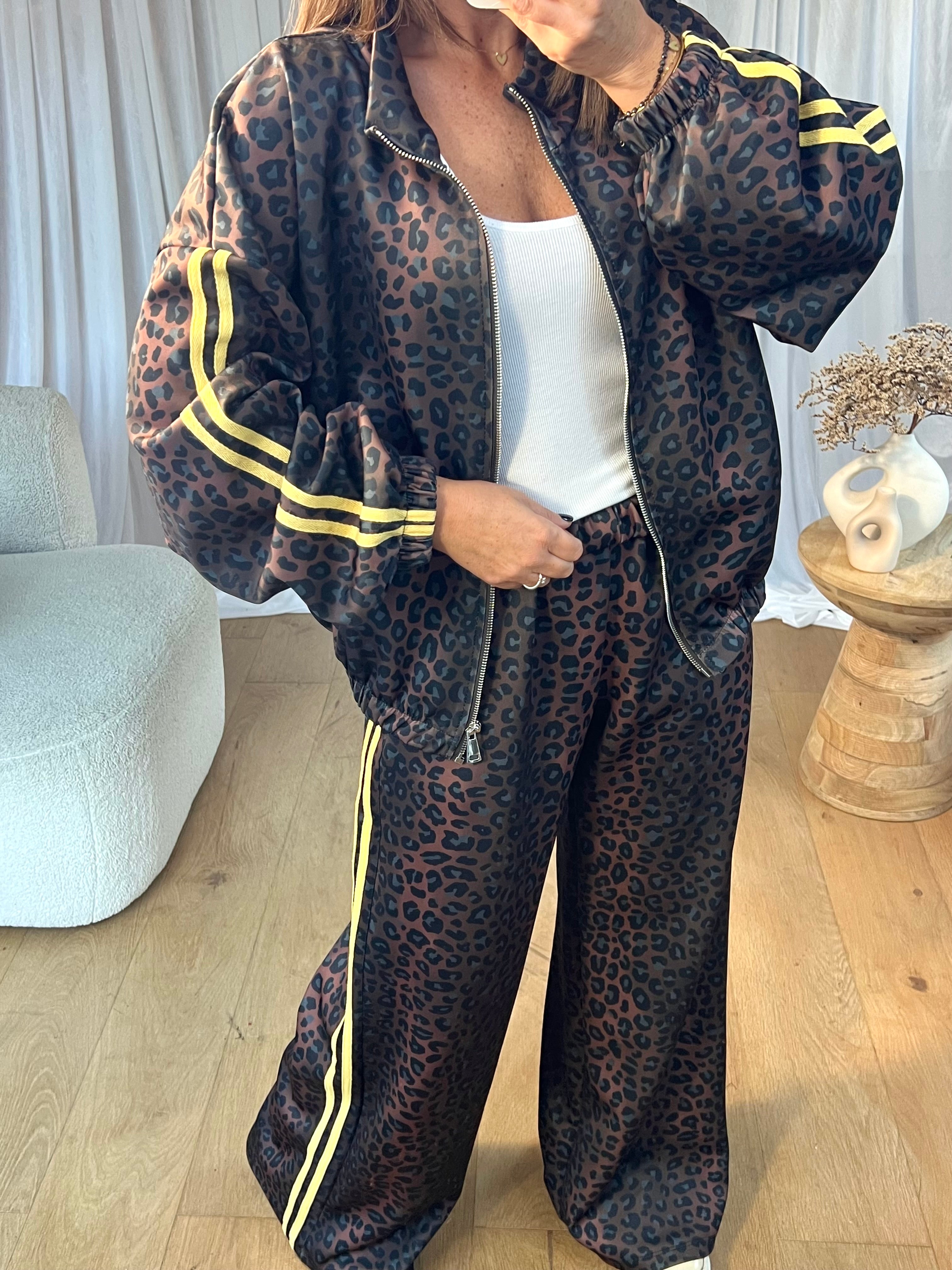 ENSEMBLE JOGGER LÉOPARD