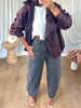 JEANS BALLON GRIS