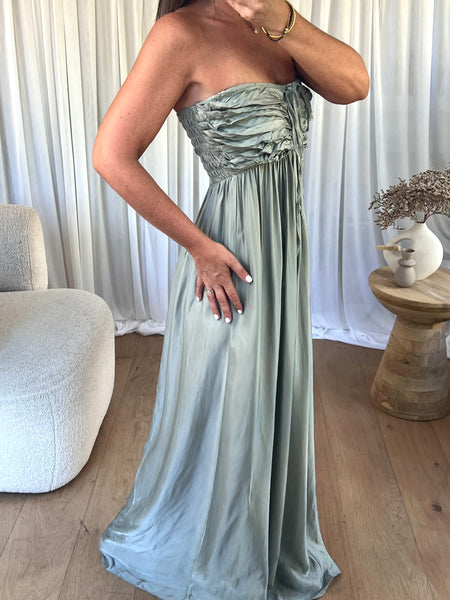 ROBE GREEN GRIS