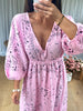 ROBE GAZE BANDANA ROSE