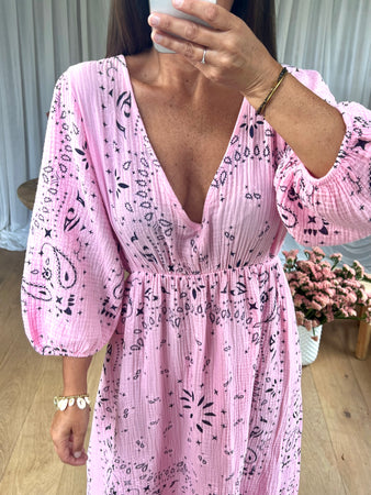 ROBE GAZE BANDANA ROSE