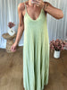 ROBE PLISSÉÉ LUREX ANIS