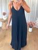 ROBE PLISSÉÉ LUREX NOIR