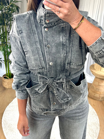 VESTE DÉNITSA GRIS