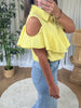 CHEMISE DENIM VOLANT