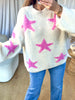 PULL ETOILES ROSE
