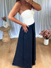 ROBE BRIDGET BUSTIER DENTELLE BLANC