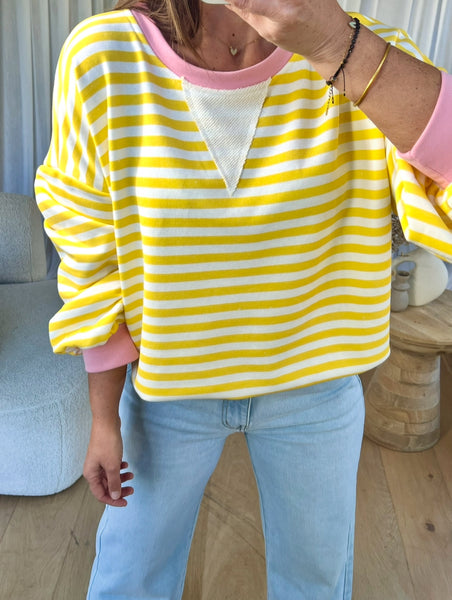 SWEAT RAYA MANCHES LONGUES