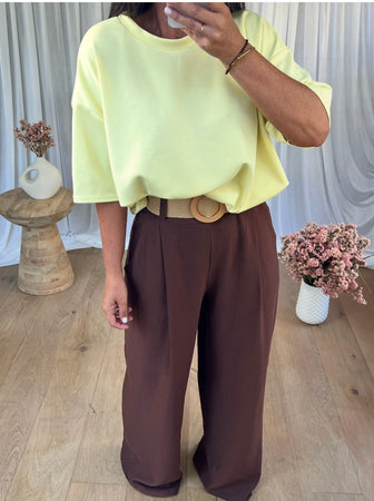 TOP BASILE JAUNE