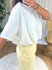 TOP BASILE BLANC