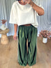PANTALON SATINÉ JOGGER KAKI