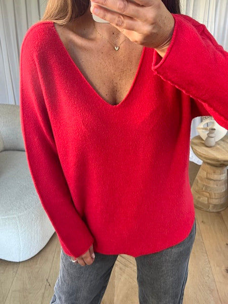 PULL VIVI ROUGE