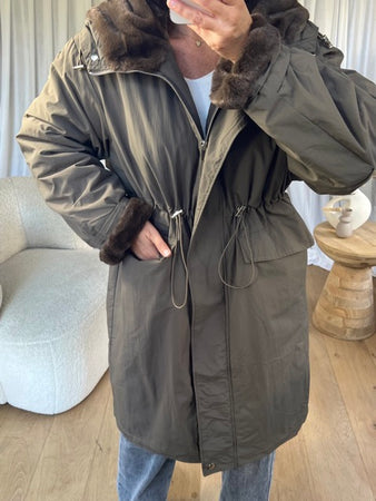 PARKA FOURRÉE CAPUCHE