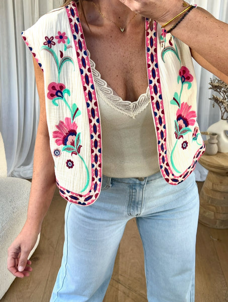 GILET BOLÉRO GAZE