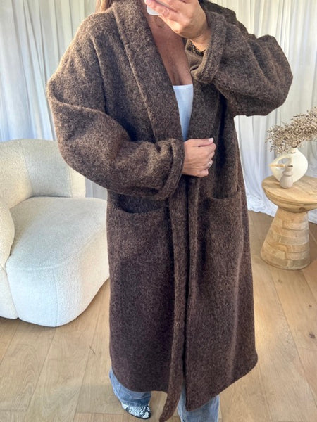 MANTEAU FEUTRINE CHOCO