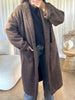 MANTEAU FEUTRINE CHOCO