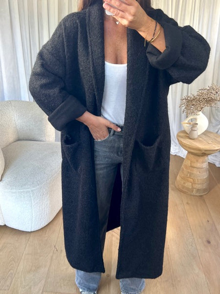 MANTEAU FEUTRINE NOIR