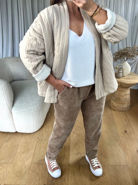PANTALON KARL CAMEL