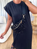 SAC BANANE SEQUIN NOIR