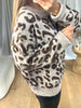 PULL LÉOPARD BEIGE