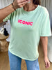 T-SHIRT ICONIC VERT D’EAU