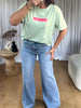 T-SHIRT ICONIC VERT D’EAU