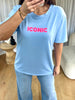 T-SHIRT ICONIC BLEU